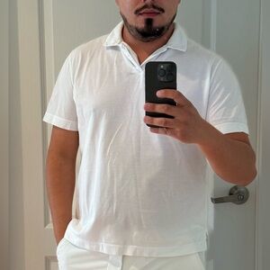 Canali Cotton Pique Polo